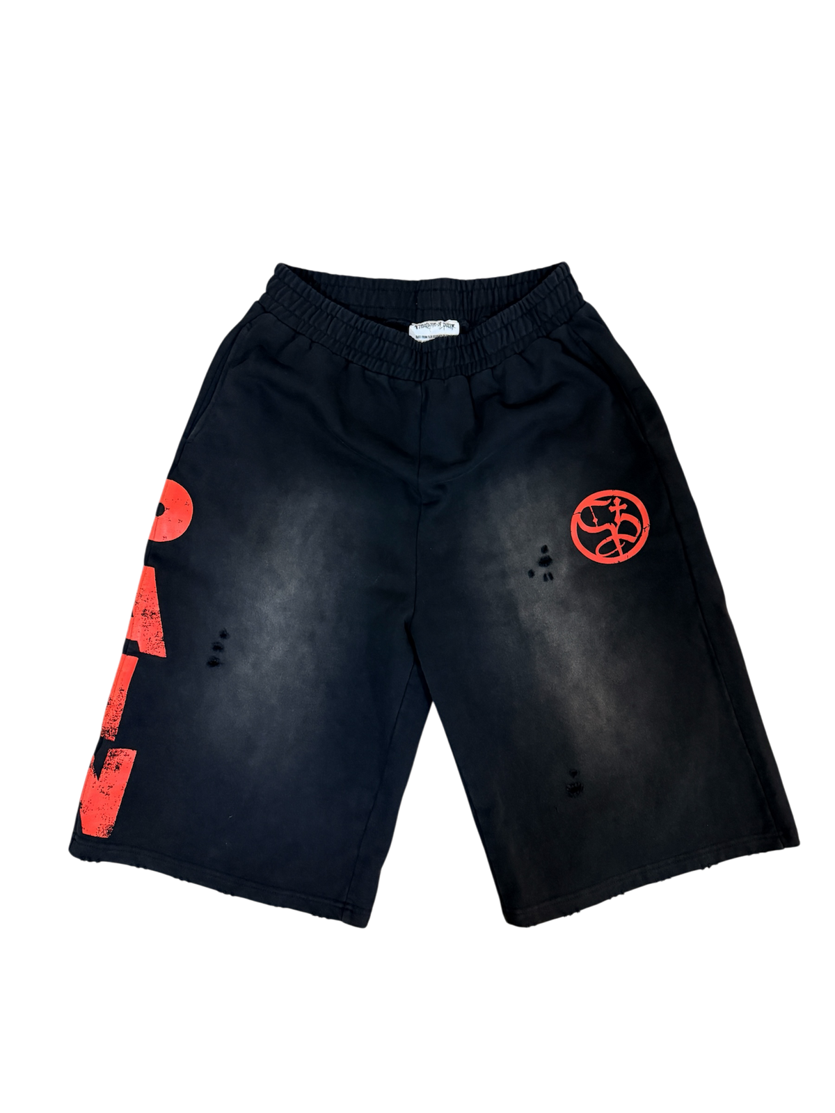 Black “Pain” Longshorts
